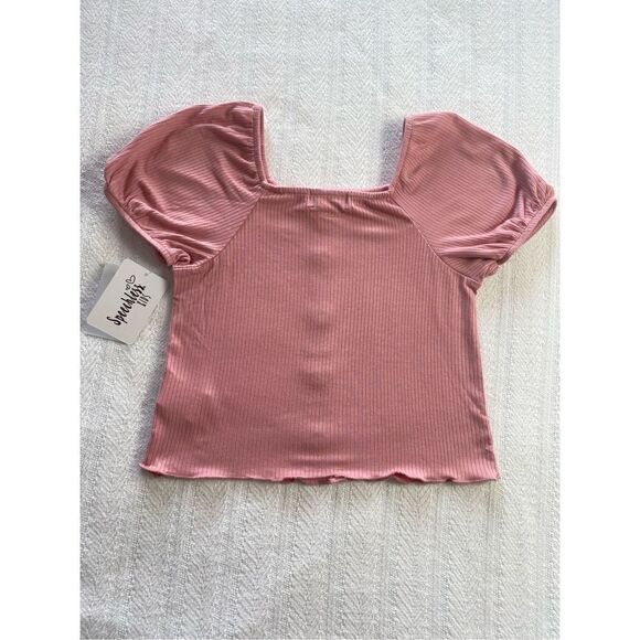 SPEECHLESS Girl’s SIZE 7 Button Front Top and Floral Skirt Set - Picture 6 of 8